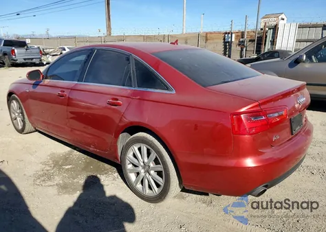 2013 Audi A6 Premium Plus z USA, uszkodzony, nr VIN WAUGGAFC0DN003861